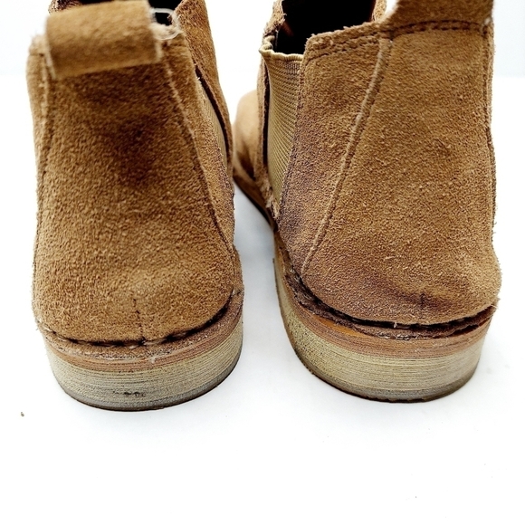 Steve Madden Sz 8 Dylan Tan Suede Ankle Boot EUC - Picture 14 of 15